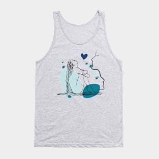 Contemplative Women Tank Top